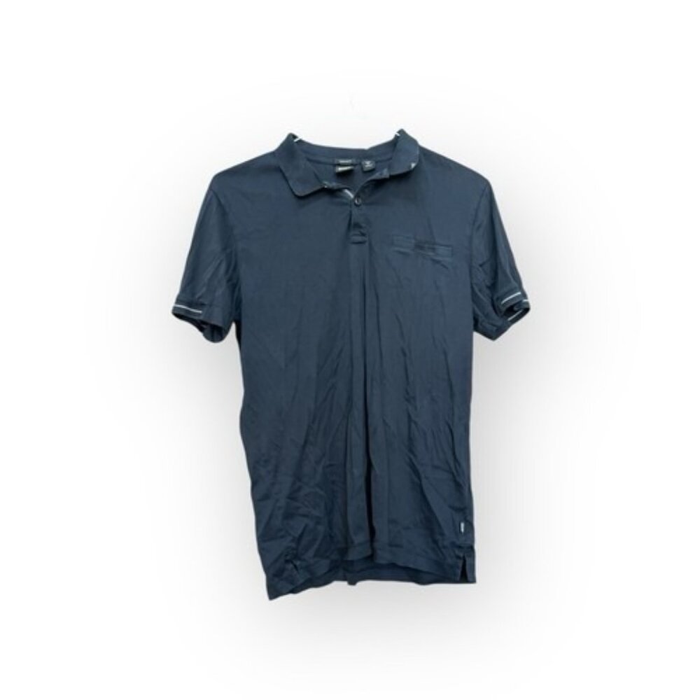 BOSS Men's Center Logo Elegant Short Sleeves Cotton Polo Shirt size Medium